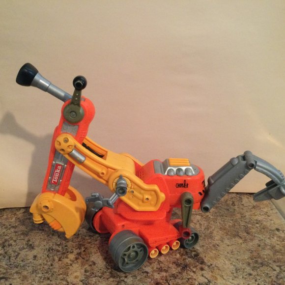 Tonka Chomper My Talkin Truckbot Plastic Backhoe Digging Toy - Picture 2 of 7